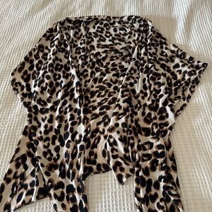 Maurices Leopard Print Cardigan
